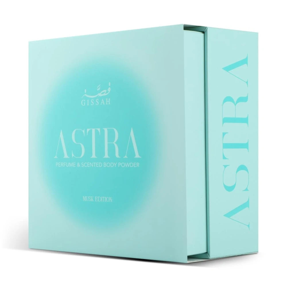 Astra Perfume & Scented Body Powder by Gissah Perfumes @ ArabiaScents