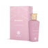 'Blossom' Eau de Parfum bottle and packaging with geometric design on a white background with 'Asateer' branding