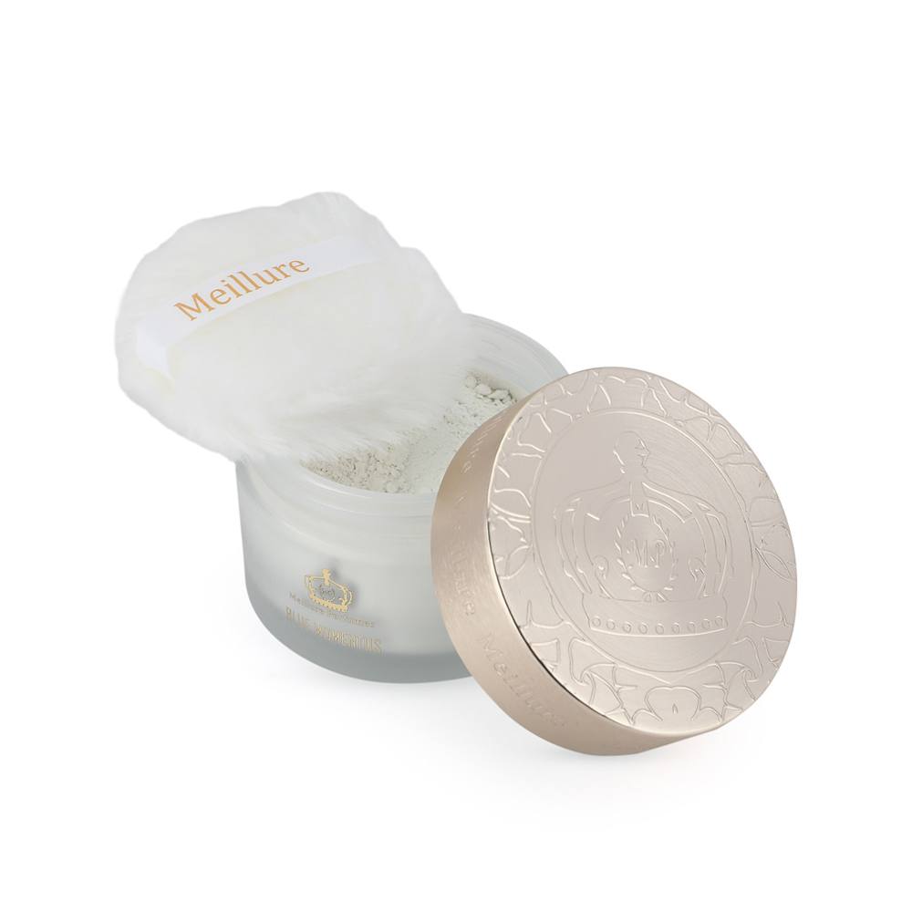 Blue Momentus Body Powder 200g by Meillure Perfumes @ ArabiaScents