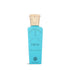 'Crete' perfume bottle with gold cap  on a white background with 'Asateer' branding