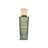 'Mondo 24' Green perfume bottle with gold cap on a white background with 'Asateer' branding