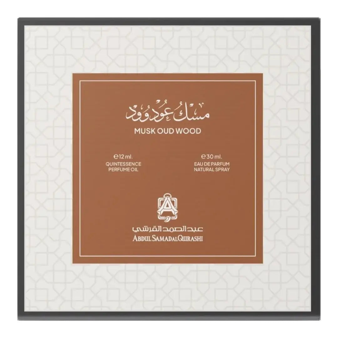 Musk Oud Wood 12 ml Oil + 30 ml EDP by Abdul Samad Al Qurashi @ ArabiaScents