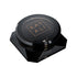 Black container with lid open, revealing 'Oudgasm Cafe Oud 19 Perfumed Oud Wood' on a white background branded 'Kayali'