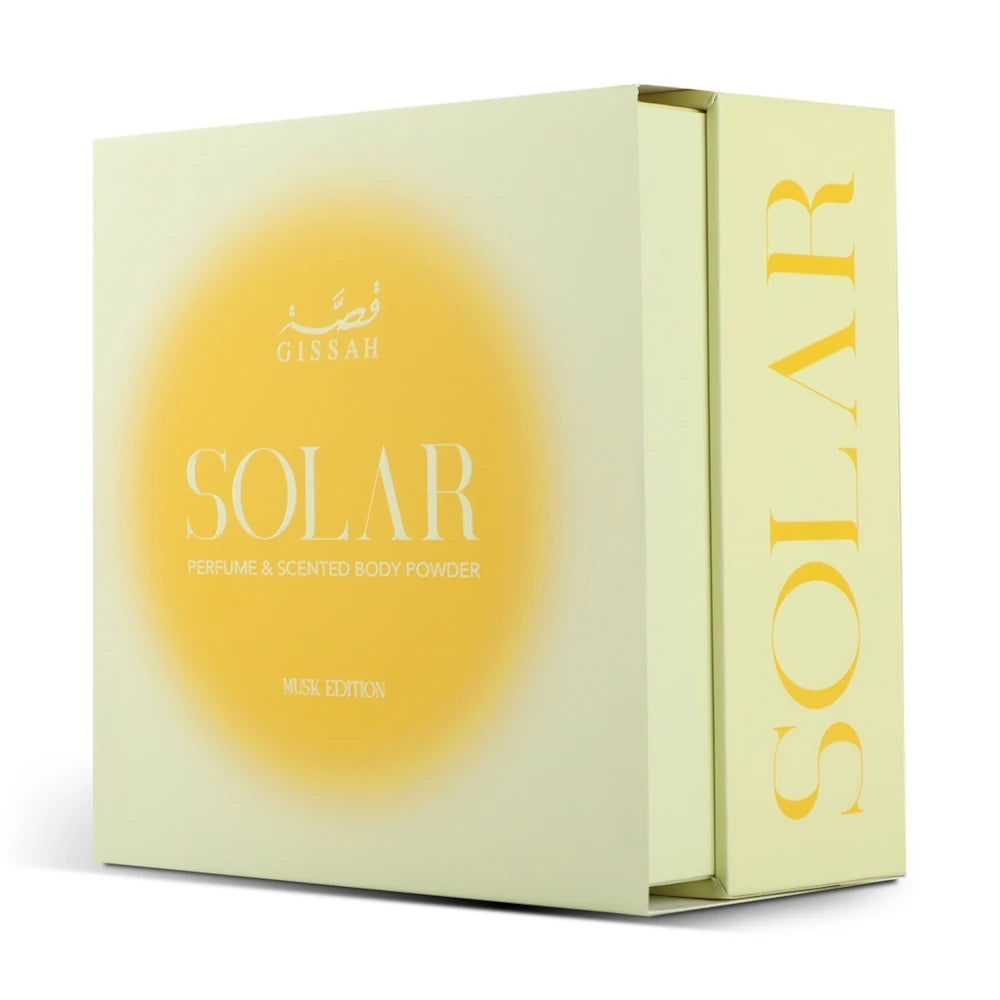 Solar Perfume & Scented Body Powder by Gissah Perfumes @ ArabiaScents