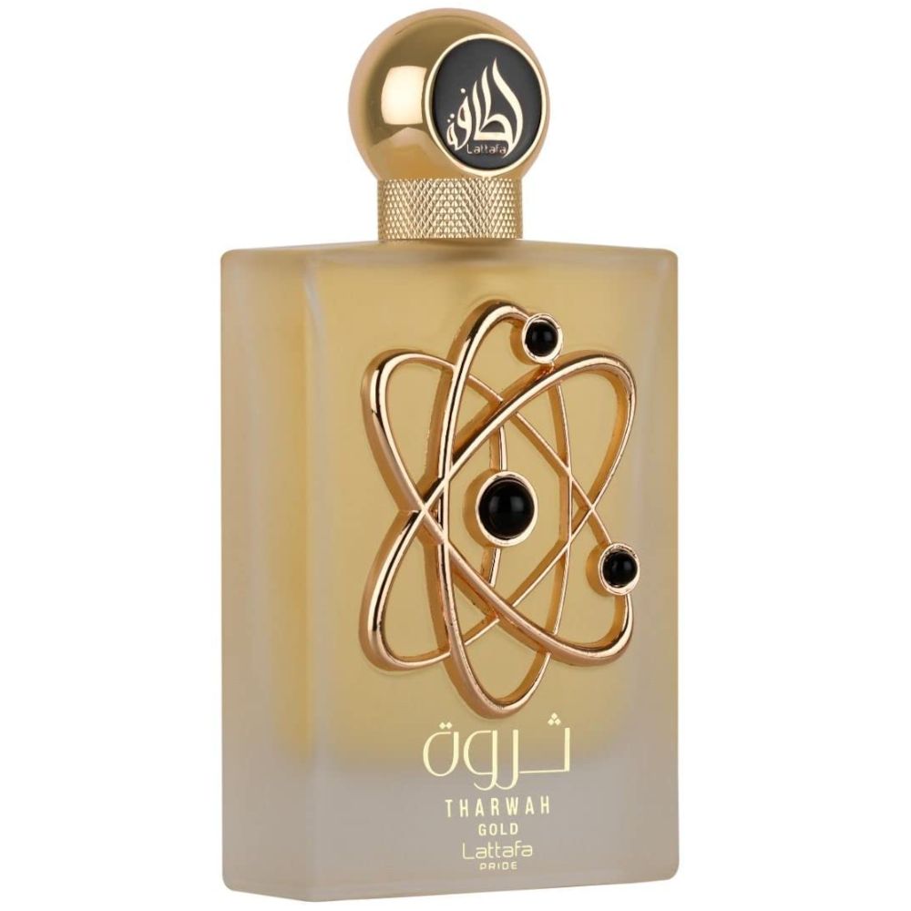 Tharwah Gold EDP 100 ml by Lattafa Pride @ ArabiaScents
