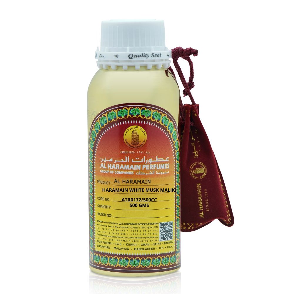White Musk Maliki 500 gr by Al Haramain @ ArabiaScents