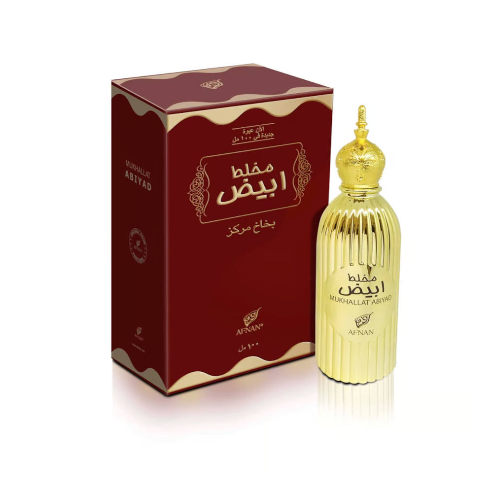 Abiyad Mukhallat EDP by Afnan Perfumes @ ArabiaScents