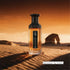 Amjad Kingdom Perfume bottle on  sand dunes background branded Faan Perfumes featured on 'ArabiaScents'