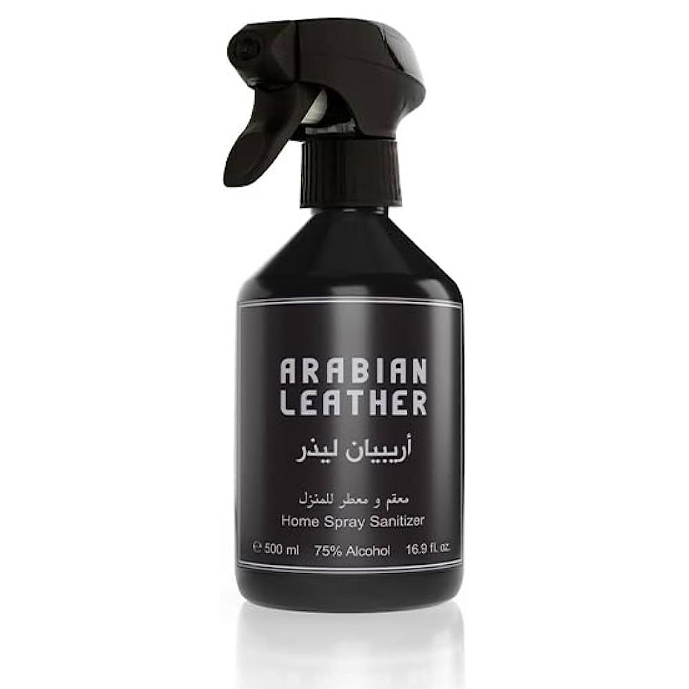 Arabian Leather Spray & Sanitizer 500 ml by Arabian Oud @ ArabiaScents