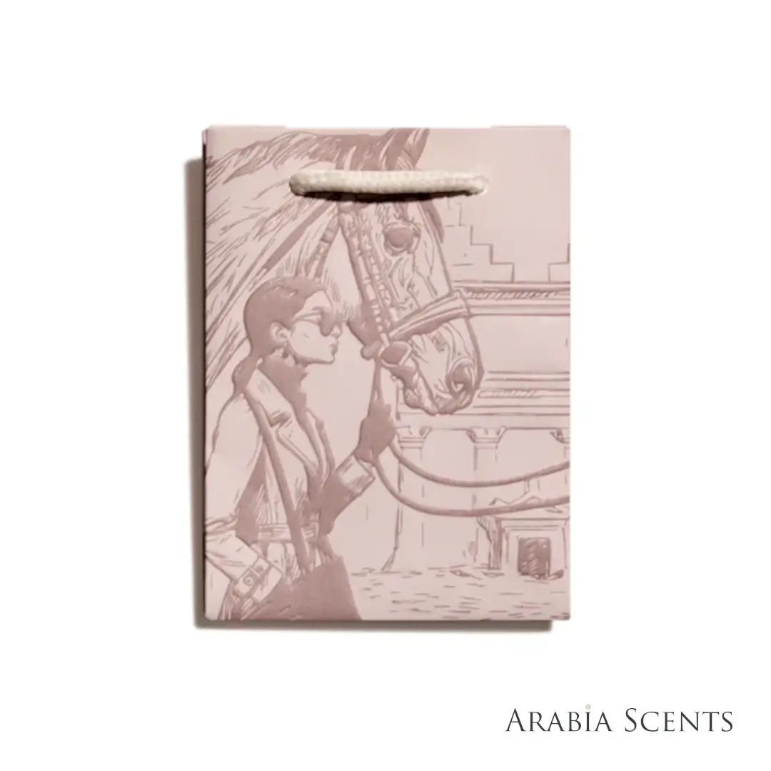 'Arrogate Pink Collection' packaging on a white background with 'Assaf' branding featured by 'Arabiascents'