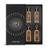 Ateej perfume set with four bottles in a decorative box on a white background