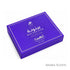 Bayanounah Collection closed navy blue packaging branded Al Widad on a white background featured by 'ArabiaScents'