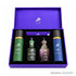 Bayanounah Collection in navy blue box branded Al Widad on a white background featured by 'ArabiaScents'