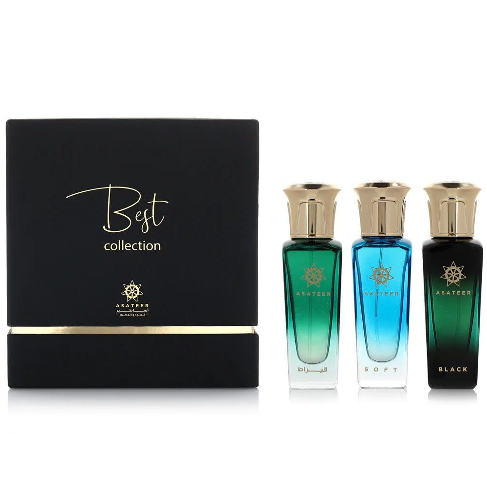Best Collection Perfume Set No.1 EDP 3 * 30 ml by Asateer @ ArabiaScents