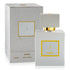'Blanche Collection' perfume bottle & packaging in a white background with 'Ajmal' branding