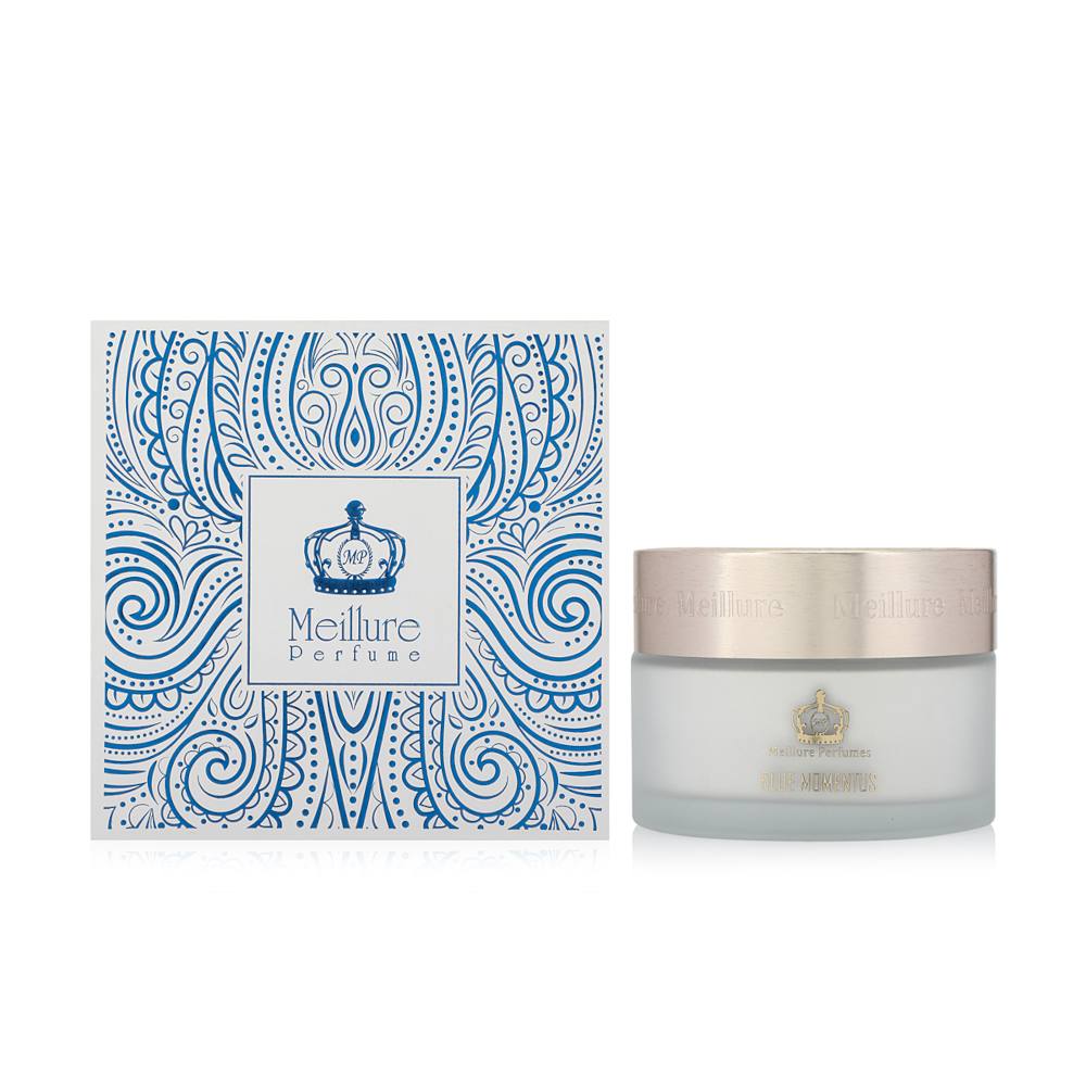 Blue Momentus Body Powder 200g by Meillure Perfumes @ ArabiaScents