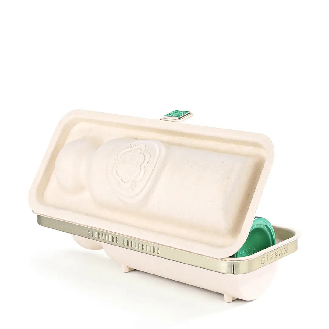 'Capri' EDP packaging with perfume bottle inside with Gissah branding
