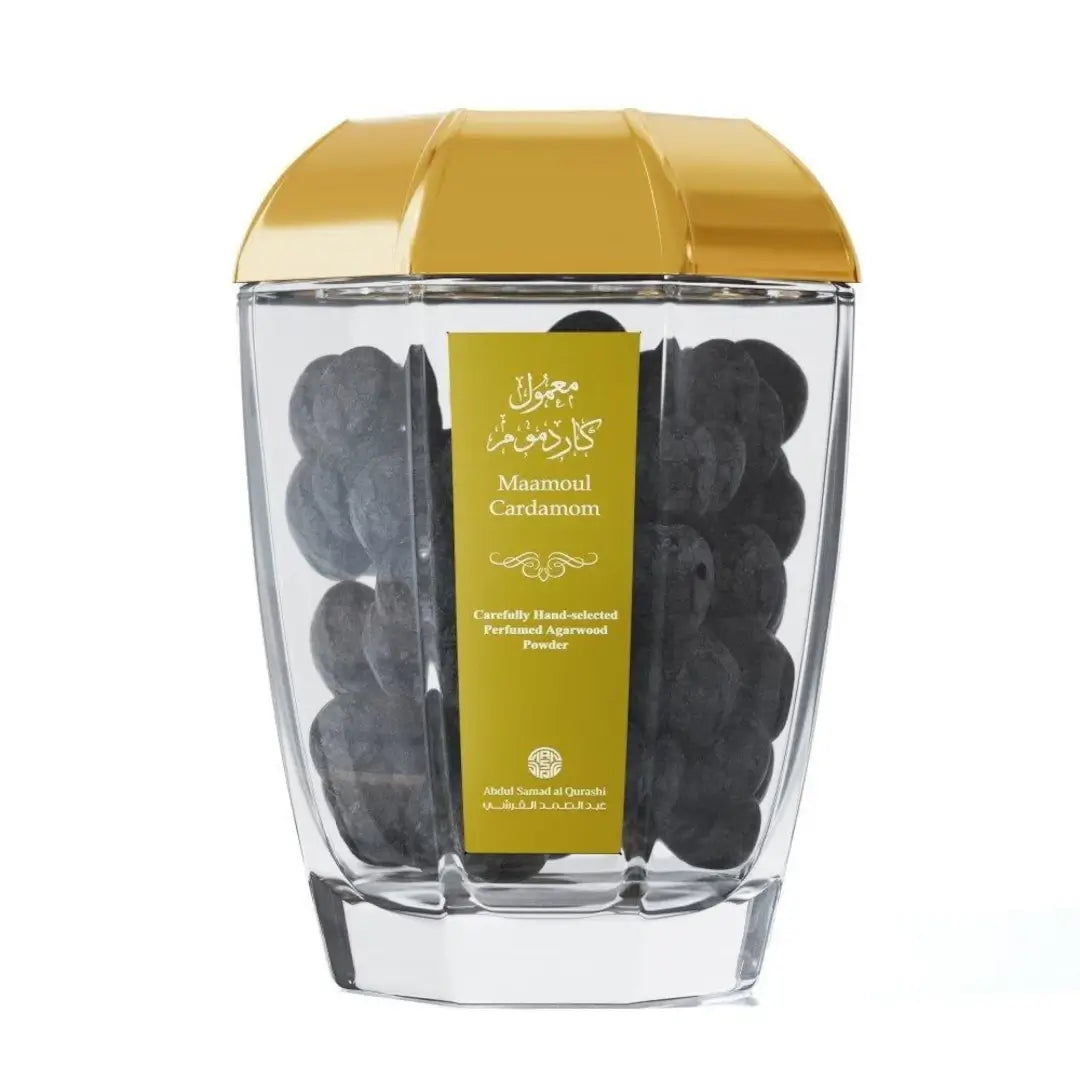 'Cardamom Maamoul' in a white background with 'ASQ' branding