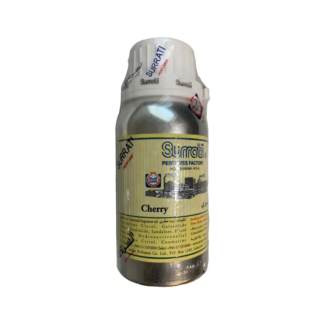 Surrati Cherry Perfume Oil 500 ml can on a white background