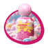 Perfume bottle labeled 'Dreamy Treats' with a pink cap on a colorful  background with 'Tubbees' branding