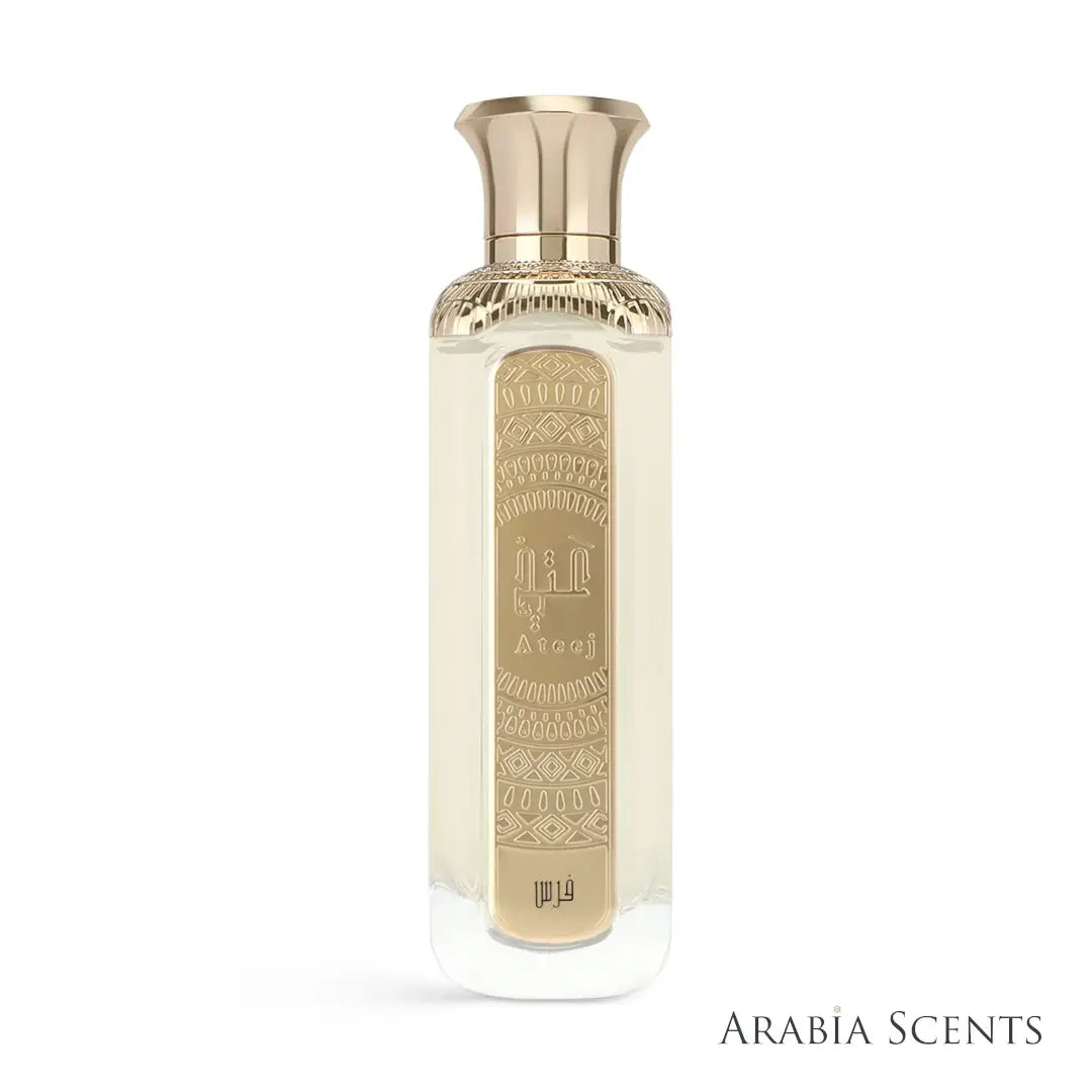 Faras Light Fragrance bottle branded by 'Ateej' featured on ArabiaScents