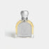 'Future Oud' Perfume bottle with silver cap and label on a white background branded Emirates Pride
