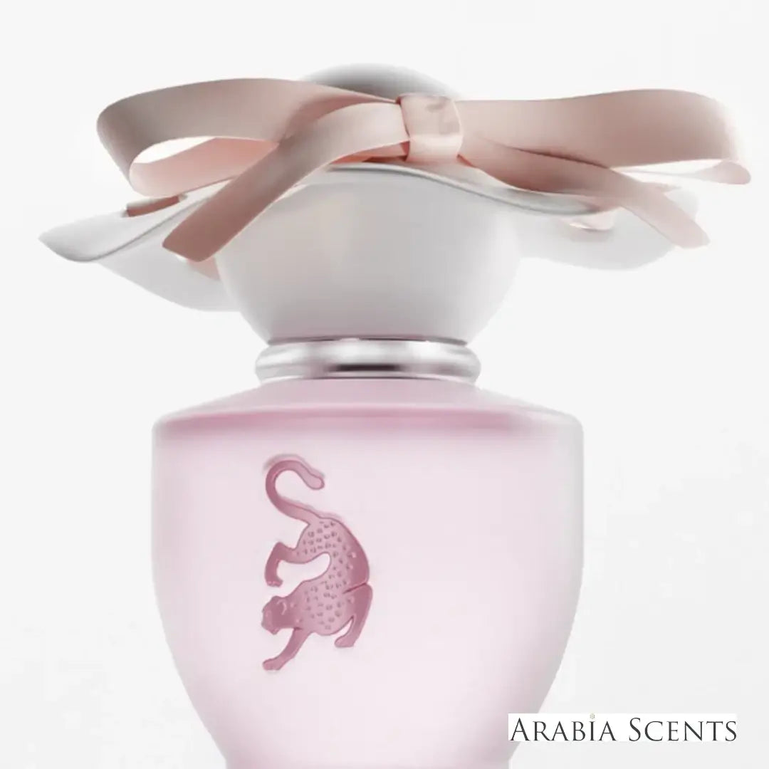 'Glamour' perfume bottle on a white background with 'Laverne' branding featured by 'Arabiascents'
