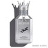 'Hersh Mehwar Silver' perfume bottle on a white background with 'Al Ezz Oud' branding featured by 'Arabiascents' 