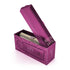 Purple perfume box with 'Hudson Amora' perfume on a white background branded Gissah