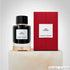 'Iris Empire' perfume bottle & packaging  with 'Carolina Herrera' branding featured by 'Aabiascents'