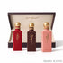 'Irth Collection 2' set perfume bottles & packaging on a white background with 'IBRAQ' branding featured by 'Arabiascents'