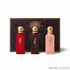 'Irth Collection 2' set perfume bottles & packaging on a white background with 'IBRAQ' branding featured by 'Arabiascents'