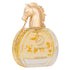 'Jawareh' Perfume bottle with gold horse design on a white background with 'Ramasat' branding