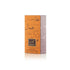 Kalemat perfume box with Arabic text on an orange and gray background by Arabian Oud
