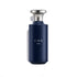 'King Enable' navy blue perfume bottle with silver cap on a white background with 'Assaf' branding