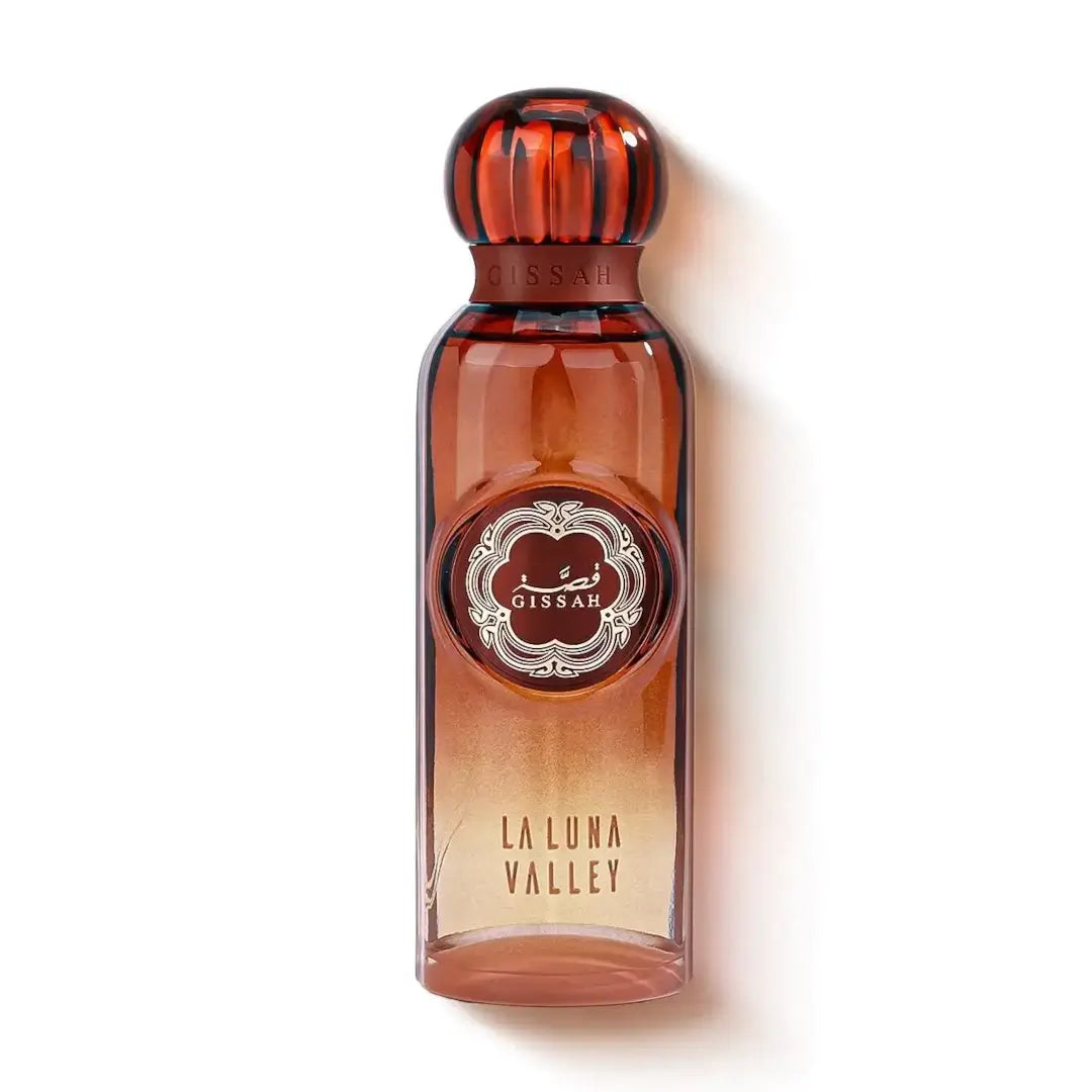 'La Luna Valley' perfume bottle branded Gissah
