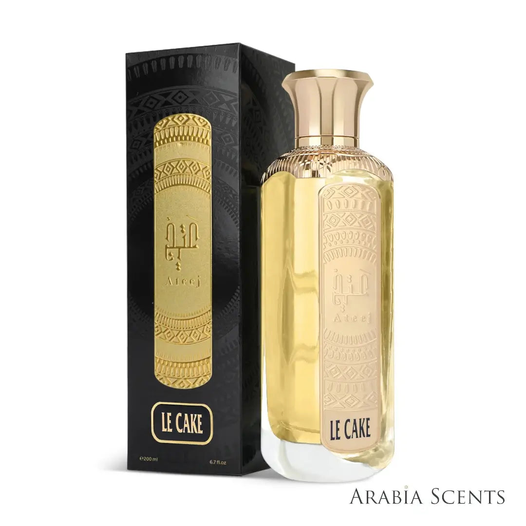 Le Cake Light Fragrance bottle by Ateej featured on 'ArabiaScents'