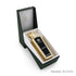'Legend Black' perfume bottle & packaging on a white background with 'Asateer' branding featured by 'Arabiascents'