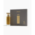 'Love Of Aura' perfume bottle & packaging in a white background with 'Khaltat' branding