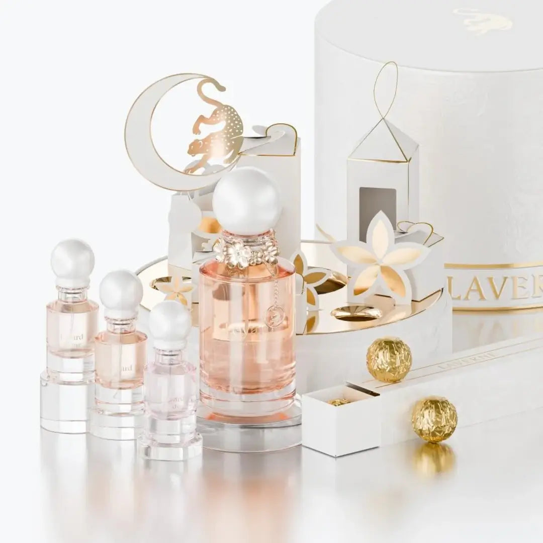 'Loyard Collection' set in a white background with 'Laverne' branding