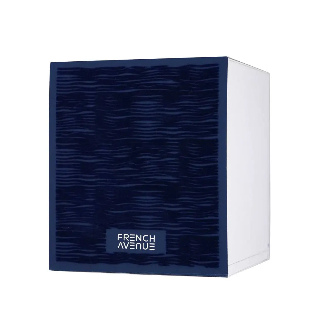 Lumiere Garcon Perfume Blue textured box with 'French Avenue' branding on a white background