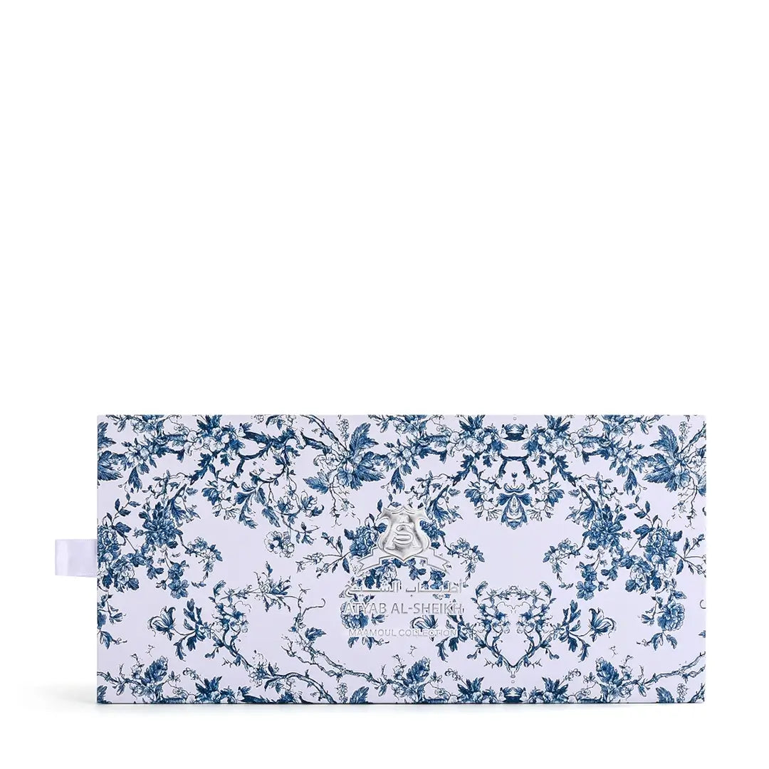 'Maamoul Collection' incense  packaging on a white background with 'Atyab Al Sheikh' branding