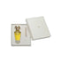 'Maany' Perfume bottle with gold cap and yellow liquid in a white box on a white background branded Al Majed Oud