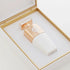 'Madawi White' White and gold perfume bottle in an open box on a white background by Arabian Od