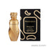 'Masterpiece' Gold perfume bottle and packaging with Maison Asrar branding on a white background featured by ArabiaScents