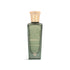 'Mondo 11' Green perfume bottle with gold cap on a white background with 'Asateer' branding