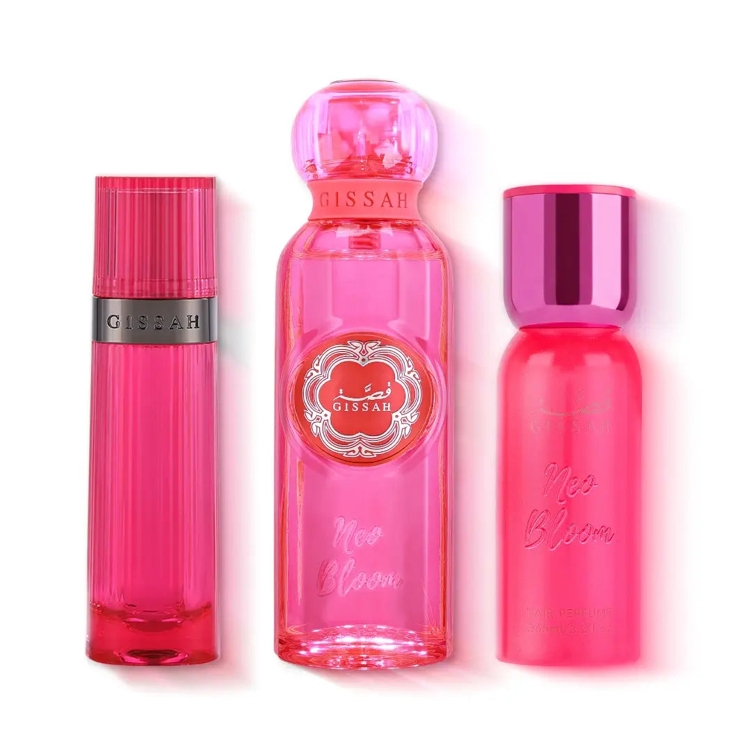 'Neo Bloom' set in a white background with 'Gissah' branding