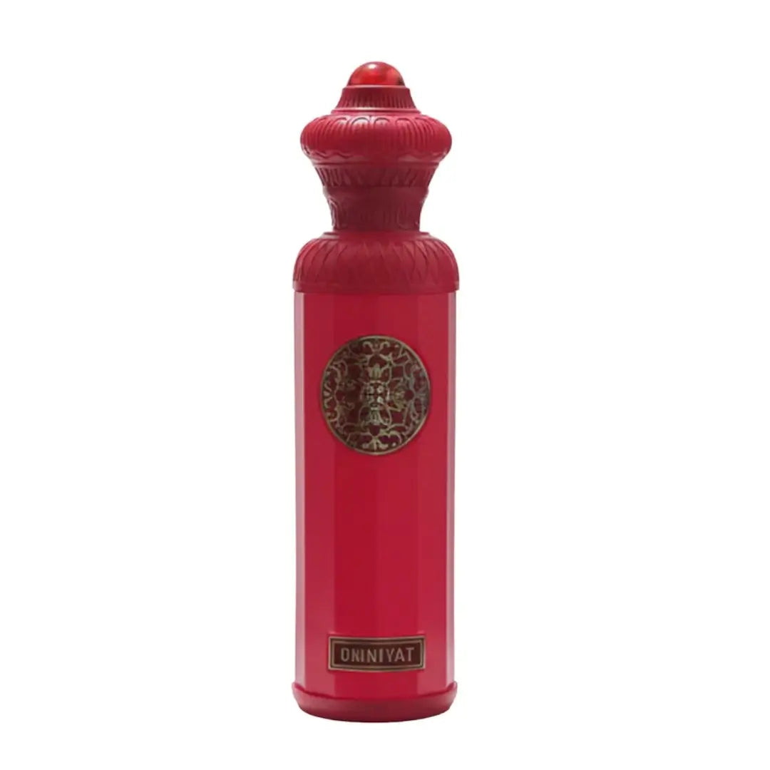 'Omniyat' perfume bottle on a white background with 'Surrati' branding