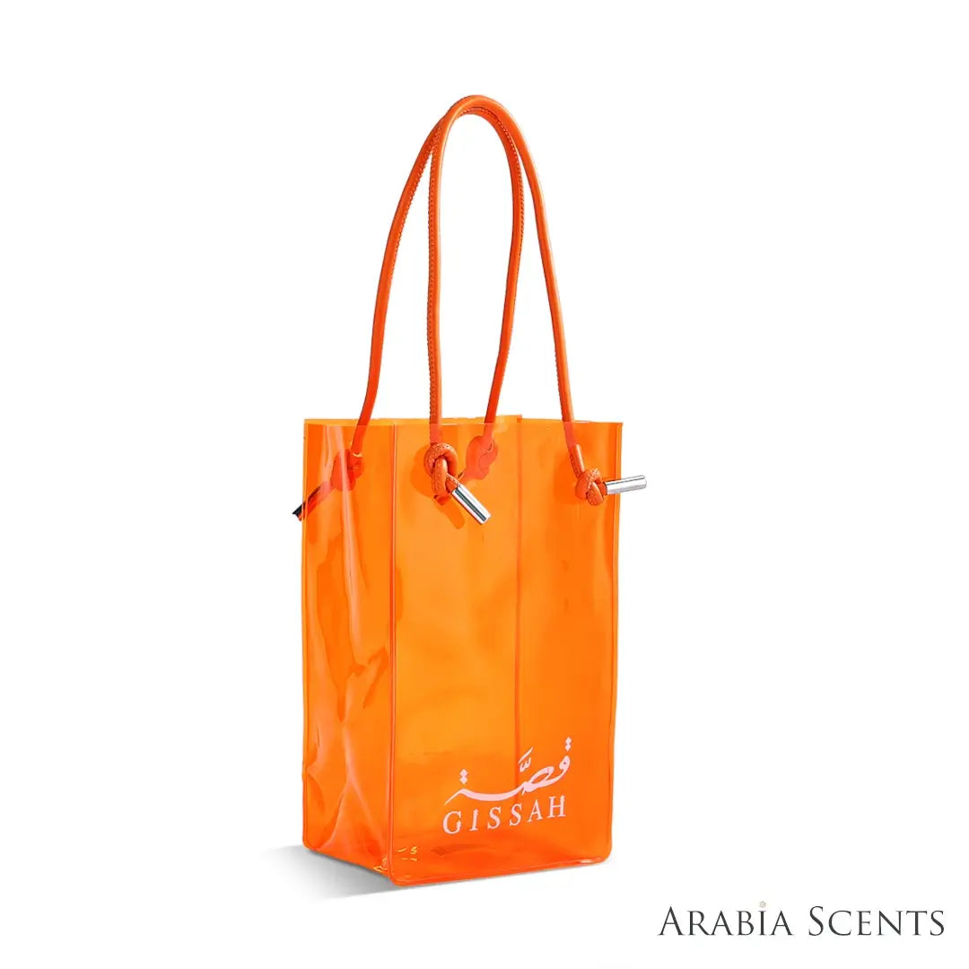 'Oraneo Summer Edition' set bag on a white background with 'Gissah' branding featured by 'Arabiascents'