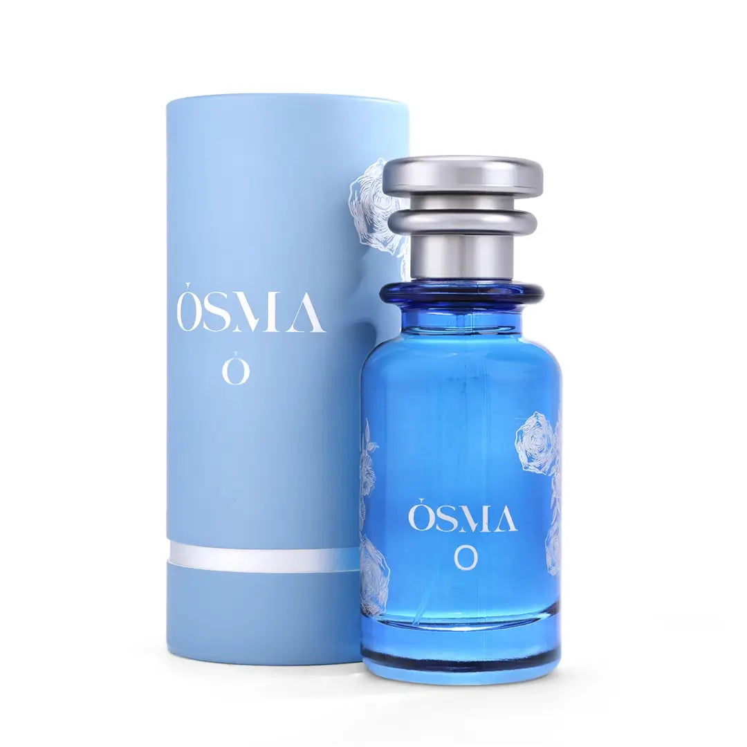 'Osma O' perfume bottle with packaging on a white background with 'Osma' branding